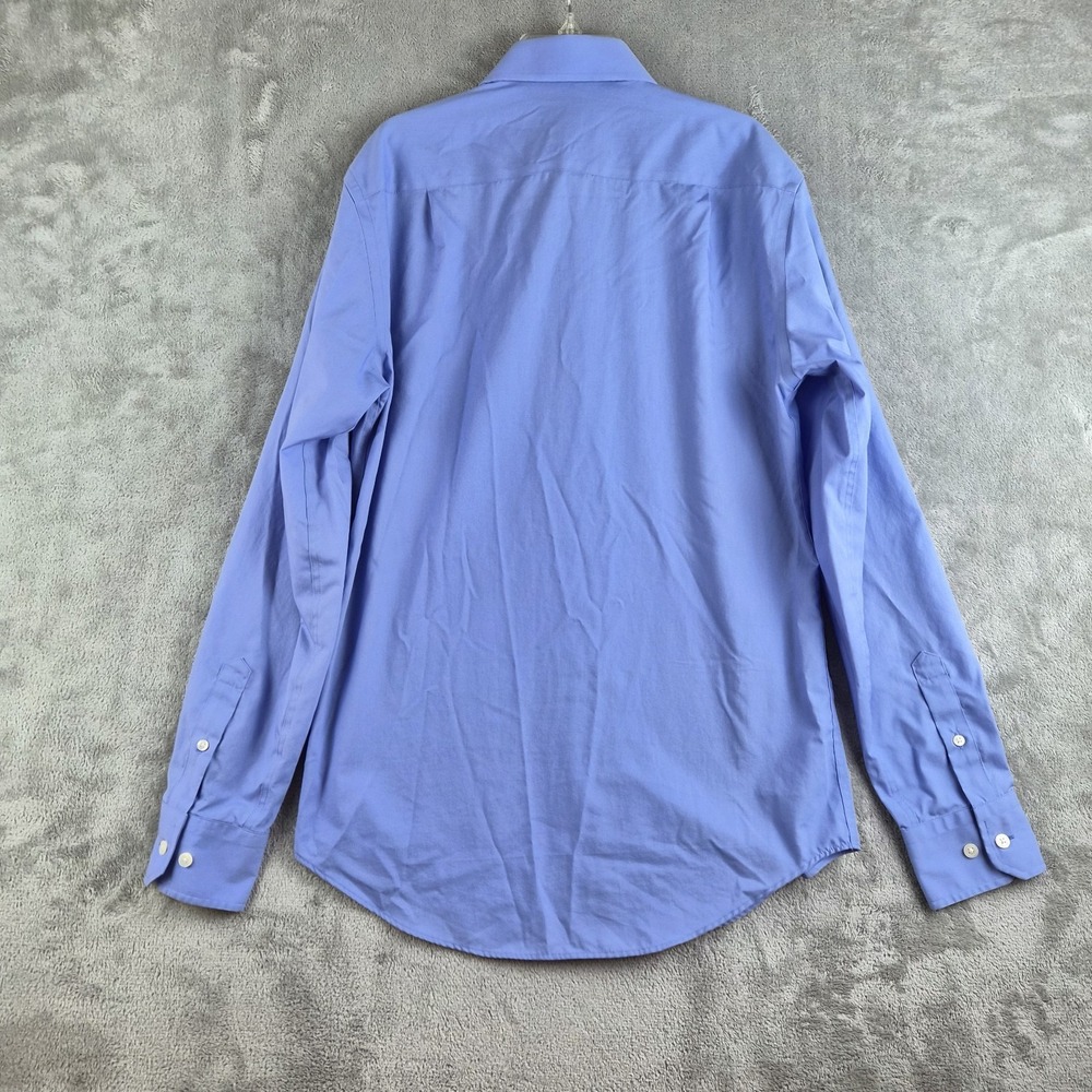 Merona Shirt Mens Small Blue Long Sleeve Dressy Professional‎ Career Office Work - Picture 2 of 10